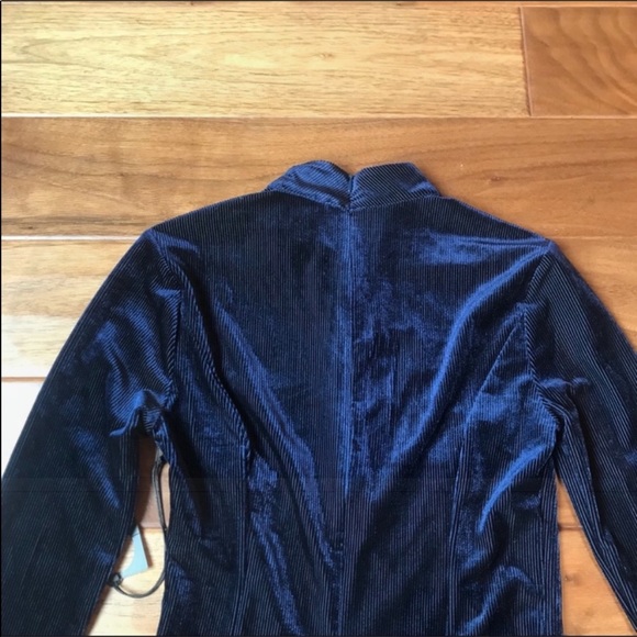 Privacy Please Sapphire Velvet Margot Mini Dress Size XS NEW - Picture 8 of 9